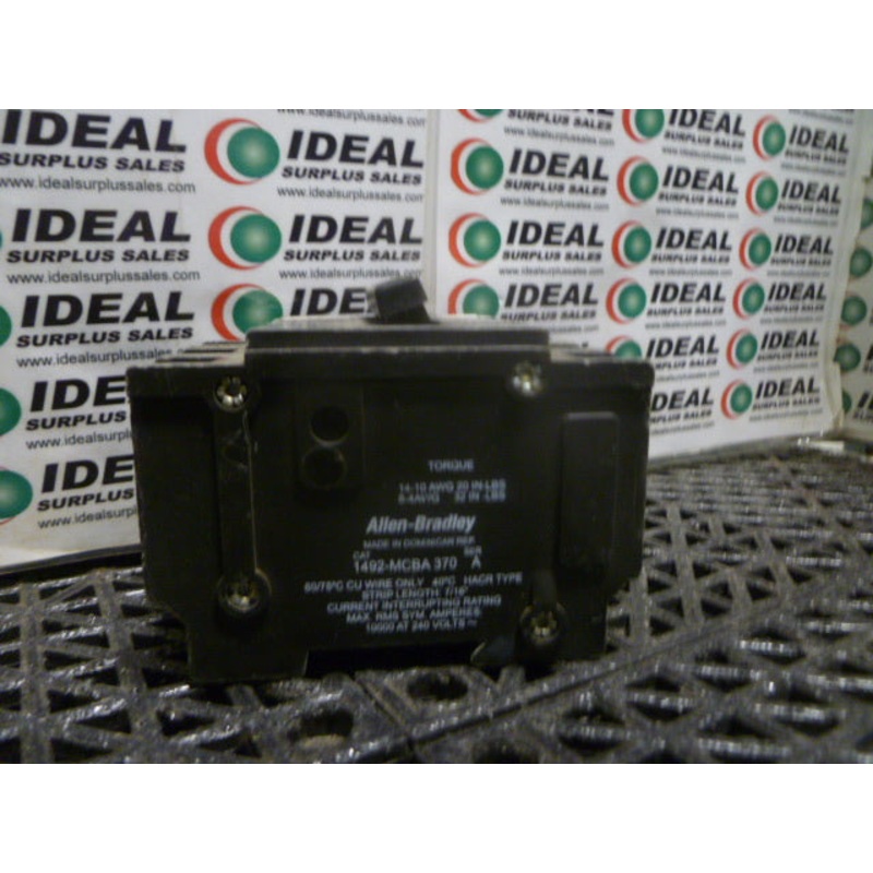 ALLEN BRADLEY 1492MCBA370 BREAKER