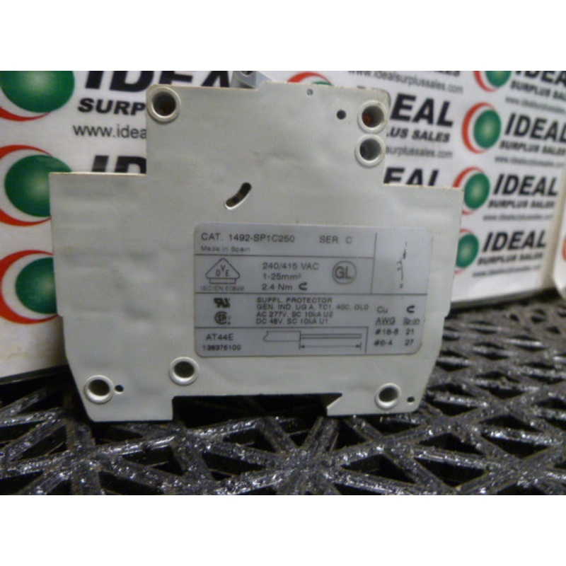 ALLEN BRADLEY 1492SP1C250|Factory Sealed Packaging|New In Box|New No Box|Used|Reconditioned