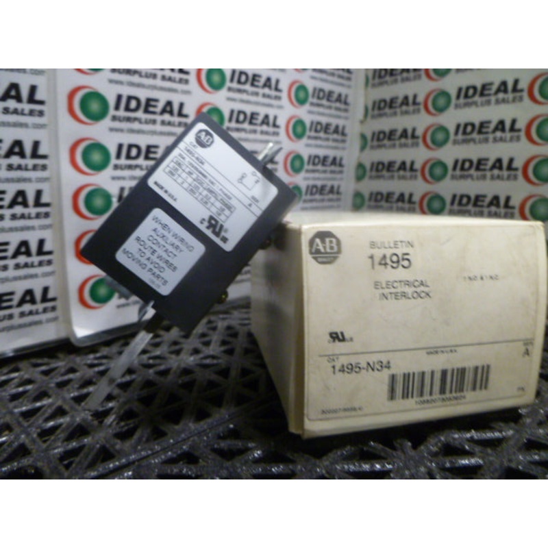 Allen Bradley 1495-N34  Series A  Electrical Interlock