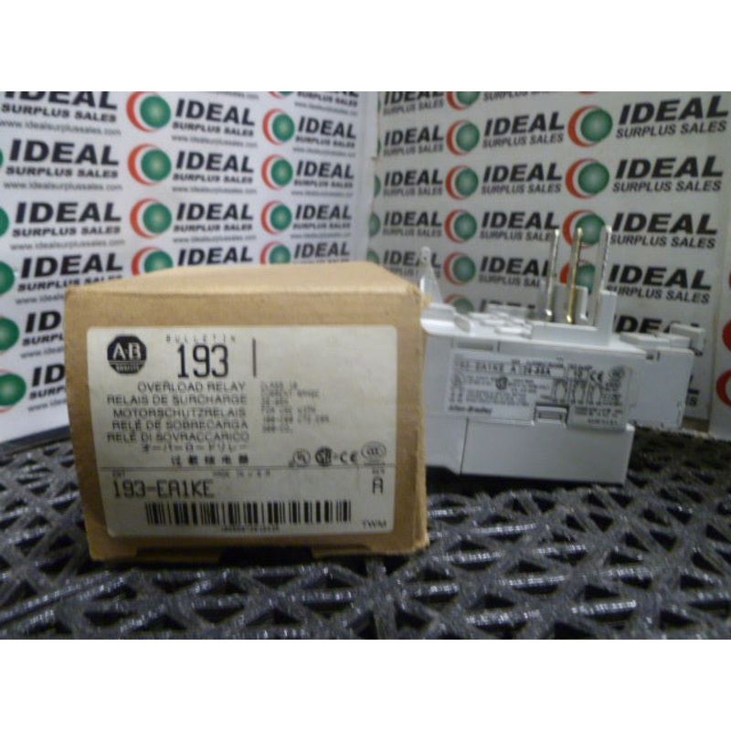 ALLEN BRADLEY 193EA1KE RELAY|Factory Sealed Packaging|New In Box|New No Box|Used|Reconditioned