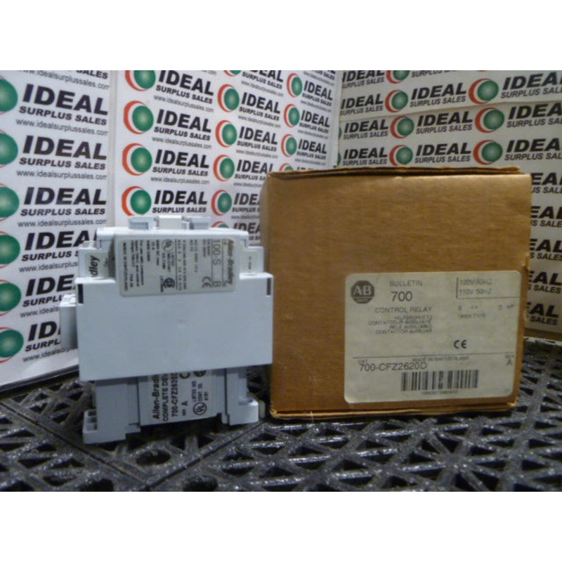 Allen Bradley  700-CFZ2620D  Control Relay  120V 60HZ 110V  50HZ