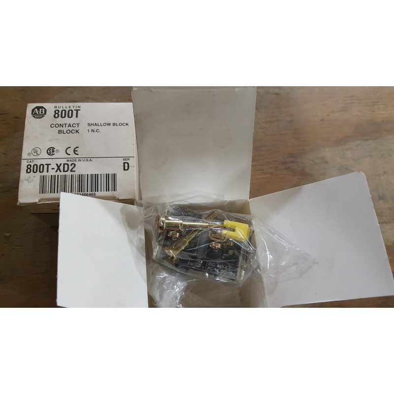 Allen Bradley 800T-XD2 Shallow Contact Block Factory Sealed
