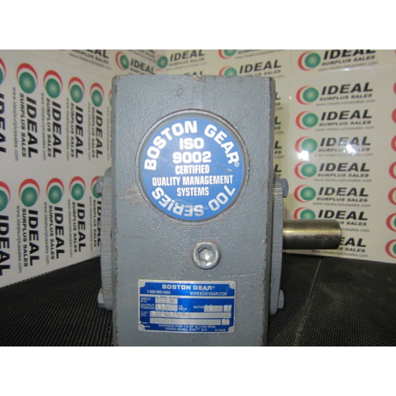 BOSTON GEAR, F721-50-B5-G – SPEED REDUCER GEAR BOX, RATIO 50:1 INPUT HP 490