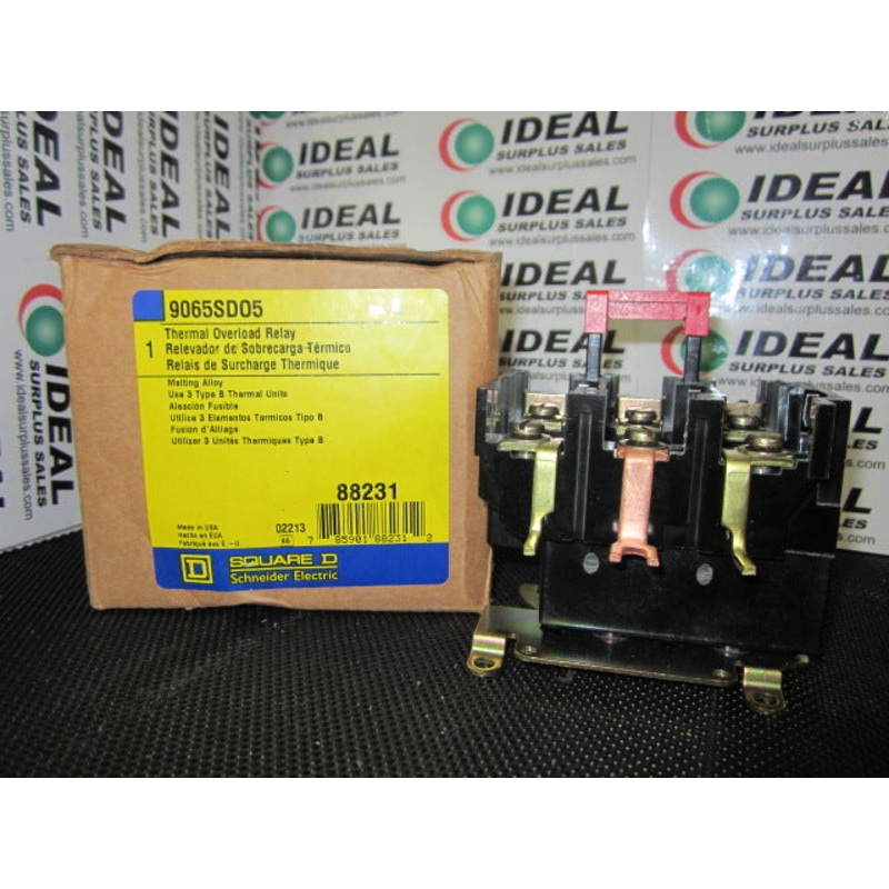 SQUARE D, 9065SD05 – THERMAL OVERLOAD RELAY