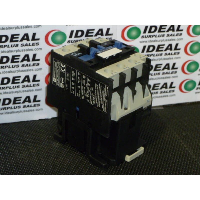 TELEMECANIQUE LC1-D3210G6 – CONTACTOR, 3 POLE, 1-NO, 120V, 60HZ, 15kW-400V, 20HP-460V