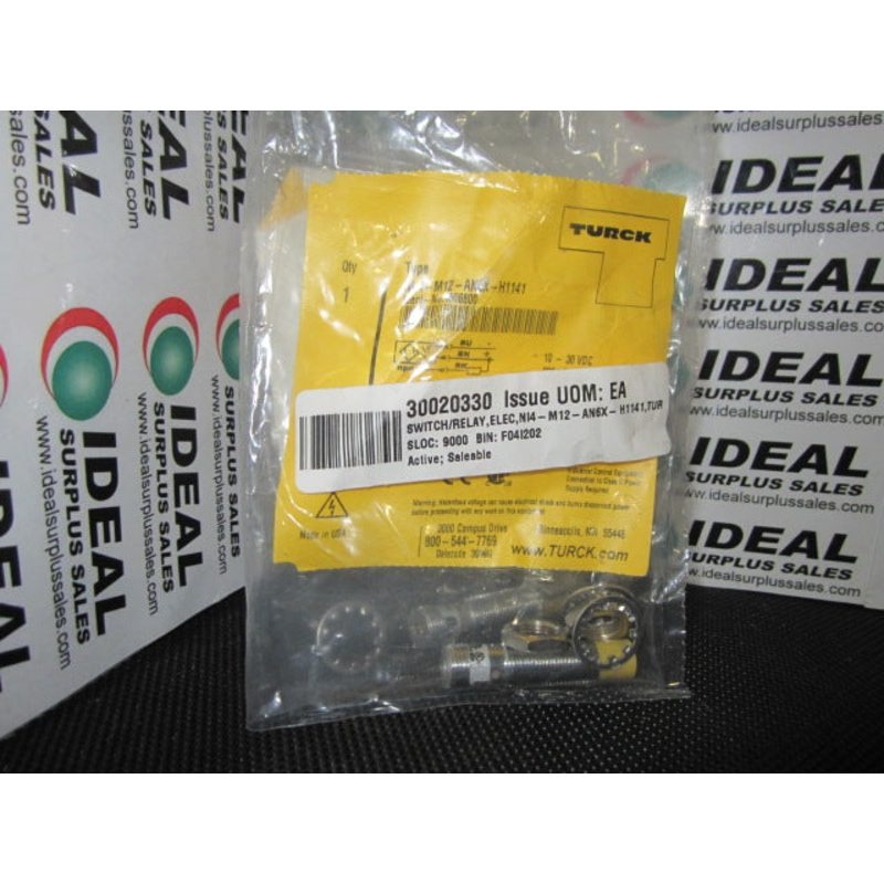 Turck NI4-M12-AN6X-H1141 Inductive Proximity Sensor M12 3-Wire NPN 46068