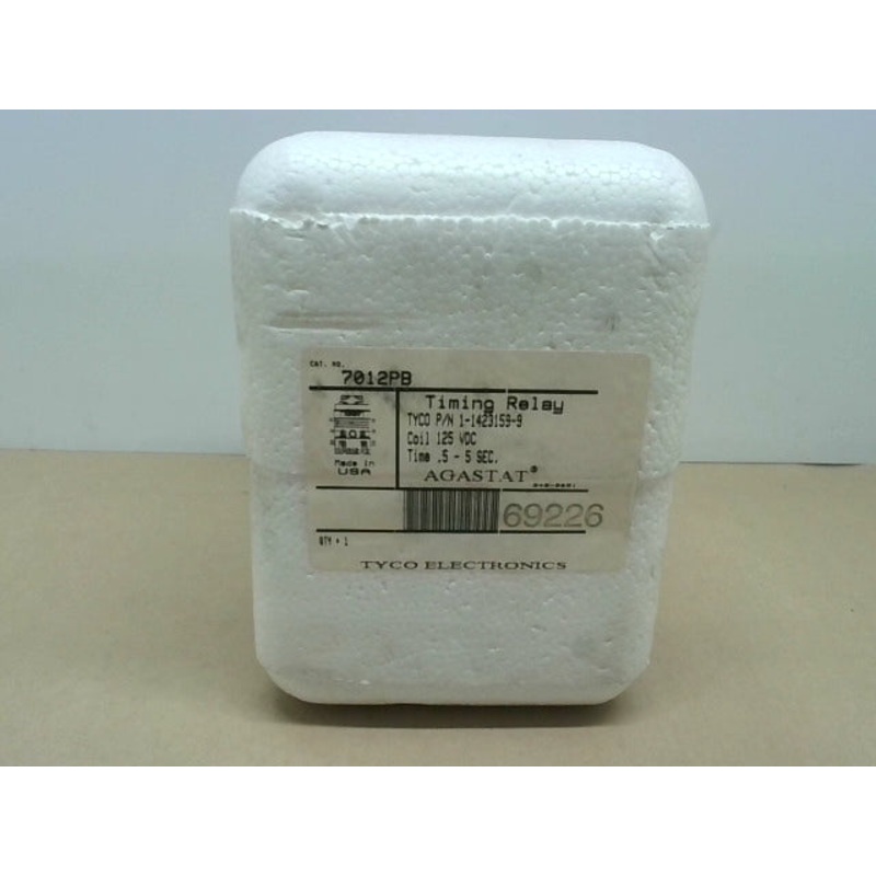 AGASTAT 7012PB Time Delay Relay 0.5- 5 Seconds 125VDC Coil!