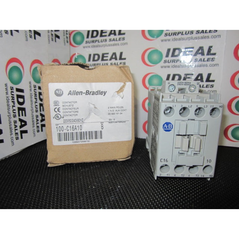 ALLEN BRADLEY 100C16A10|Factory Sealed Packaging|New In Box|New No Box|Used|Reconditioned