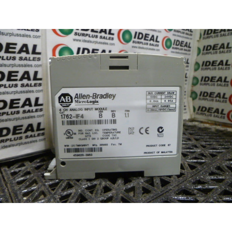 ALLEN BRADLEY 1762IF4|Factory Sealed Packaging|New In Box|New No Box|Used|Reconditioned