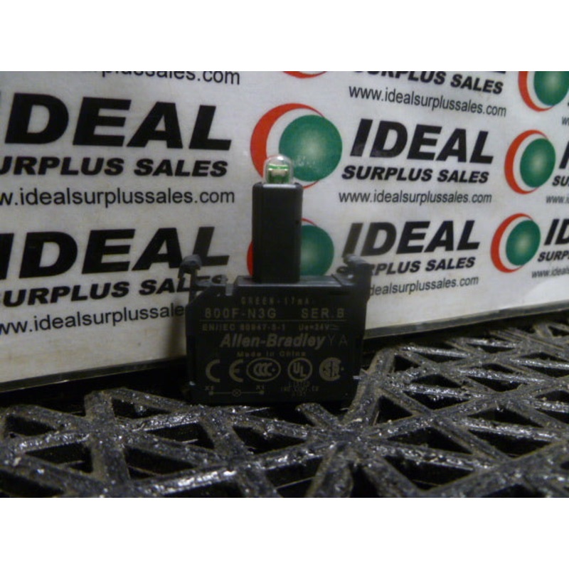 ALLEN BRADLEY 800F-N3G Light Green Indicator Series D