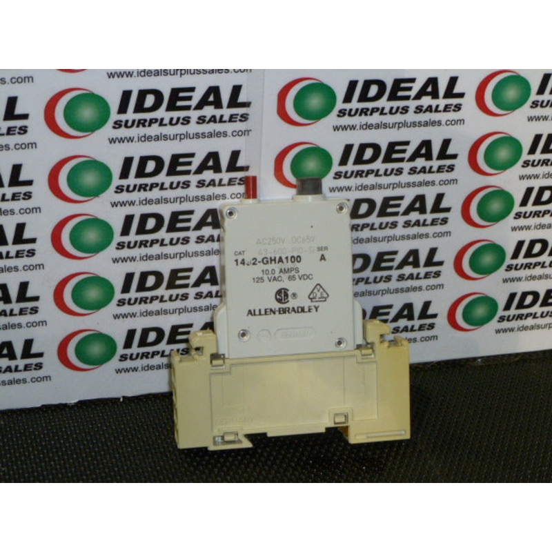 Allen Bradly 1492-GHA100  Circuit Breaker 10.0AMP 125VAC 65VDC