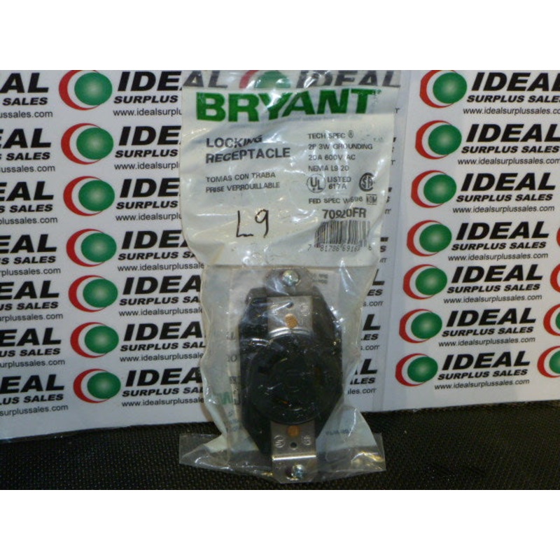 BRYANT 70920FR|Factory Sealed Packaging|New In Box|New No Box|Used|Reconditioned