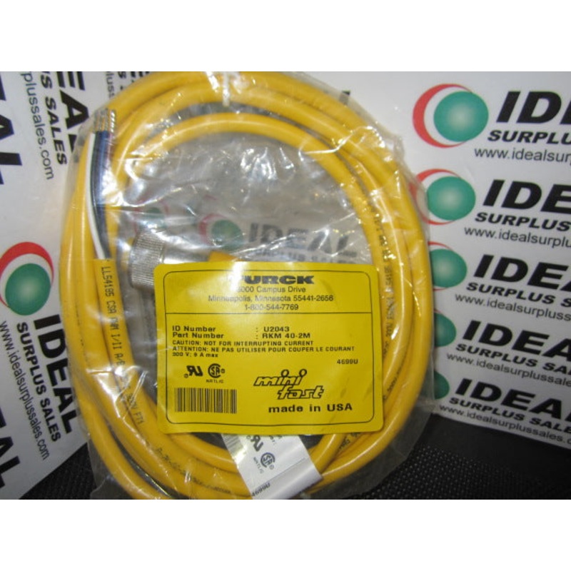 TURCK U2043 Single-Ended Cordset