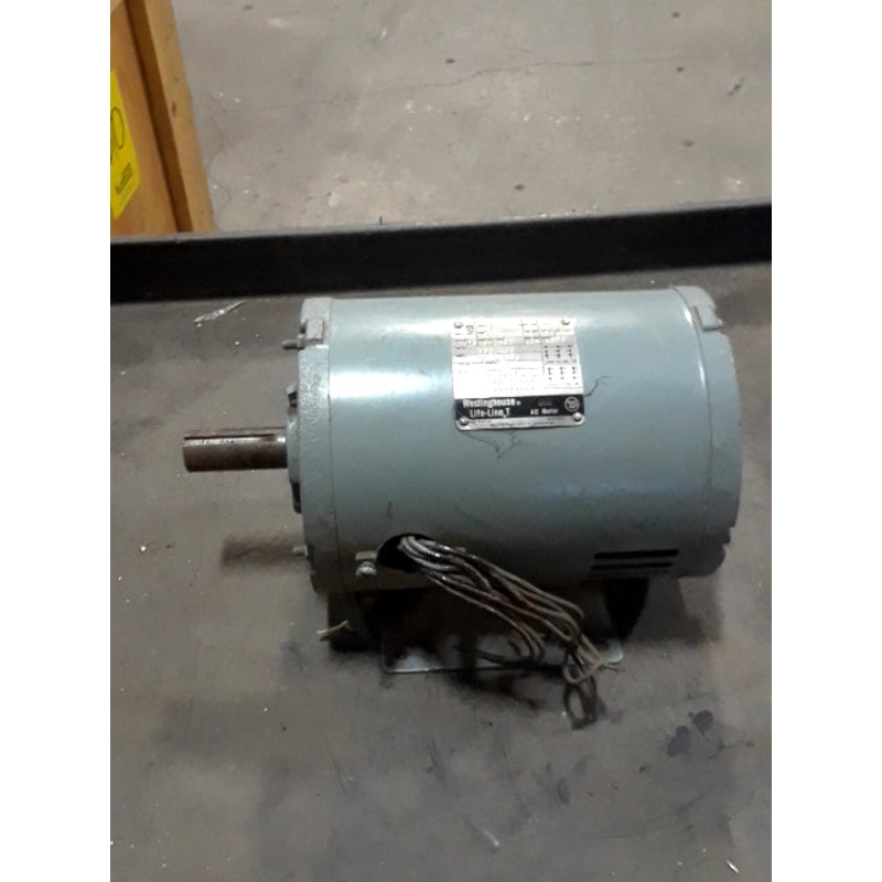 Westinghouse 3HP AC Motor 1735rpm 182T Frame 230/460VAC 3PH SBDP Nice!