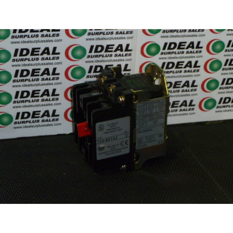 Allen Bradley 700-N000A2  Relay With Phneumatic Time Delay 300V 10 AMP  UNIT 700-NPTA-2