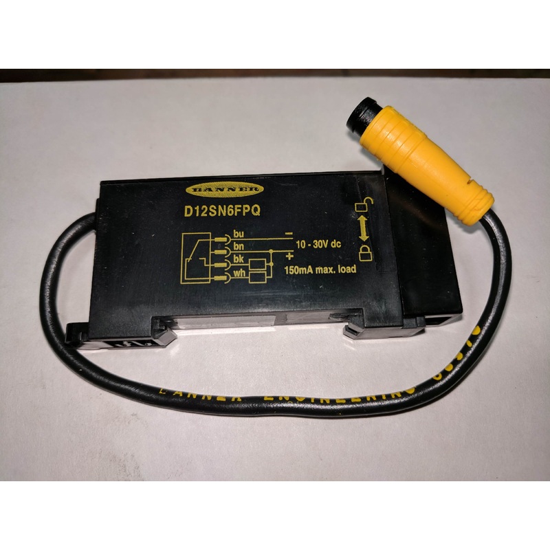 BANNER D12SN6FPQ Photoelectric Sensor