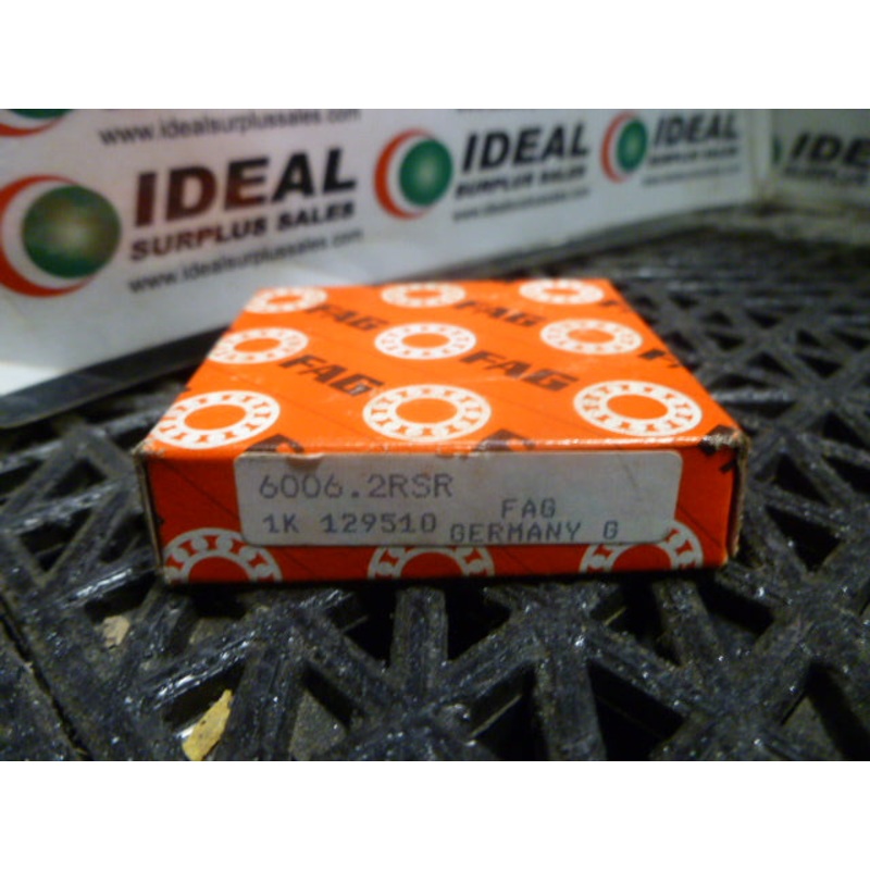 BEARING, FAG – 6006.2RSR.  DOUBLE SEAL