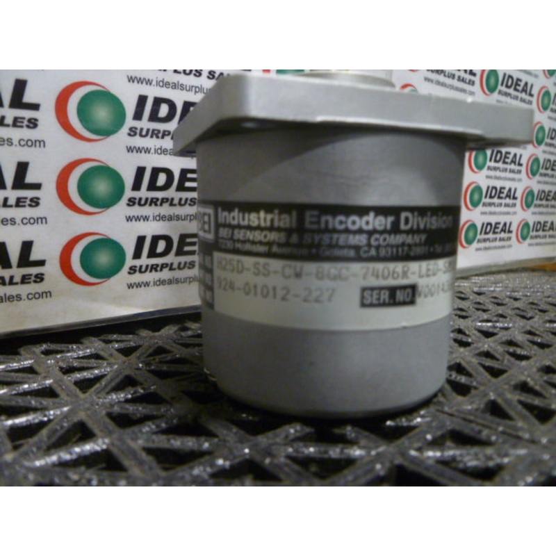 BEI 924-01012-227 Rotary Encoder H25D-SS-CW-8GC-7406R-LED-SM18