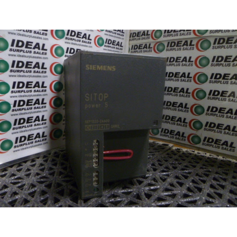 Siemens 6EP1333-2AA00 SITOP Power Supply 24VDC 5A Output Nice!