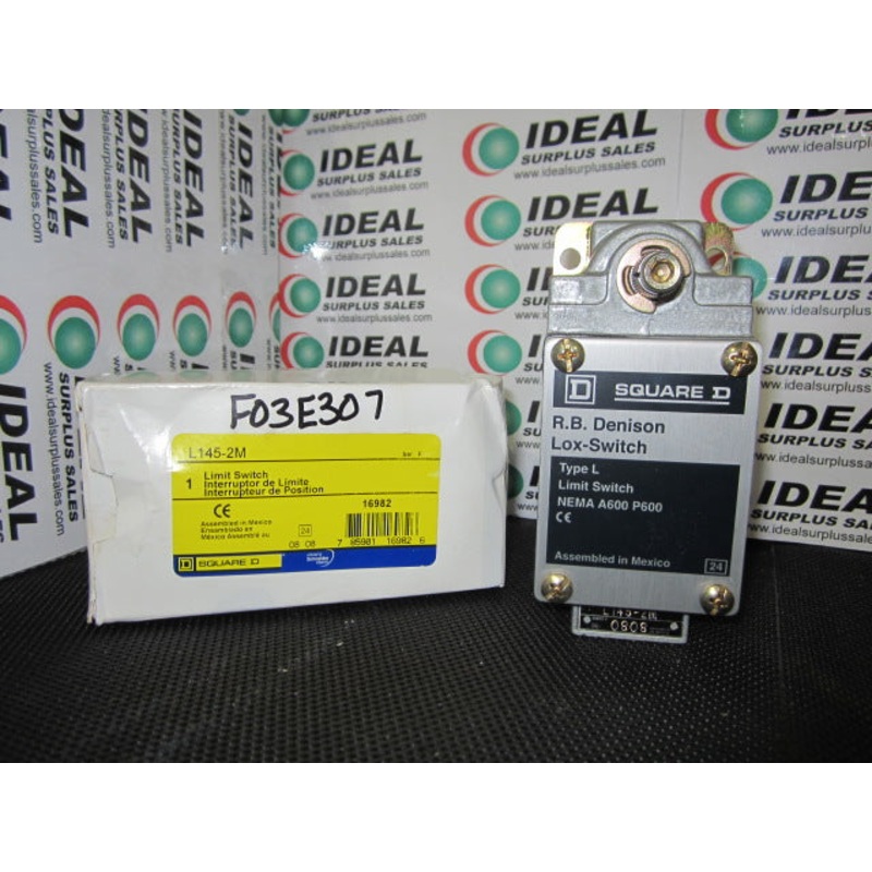SQUARE D L1452M Limit Switch|Factory Sealed Packaging|New In Box|New No Box|Used|Reconditioned