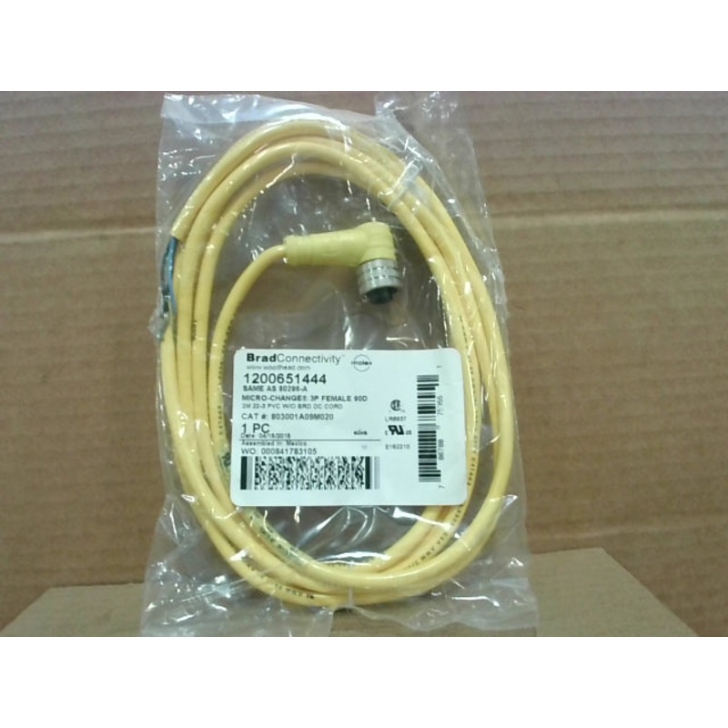 Brad Connectivity 1200651444 Micro Change 3P Female 90D