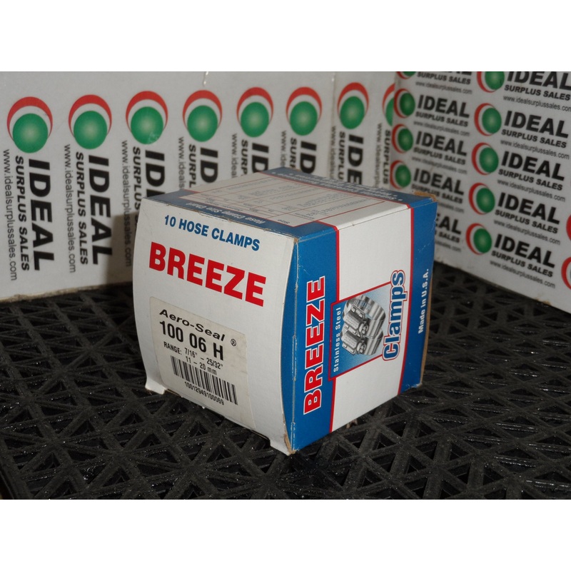 BREEZE CLAMPS 10006H|Factory Sealed Packaging|New In Box|New No Box|Used|Reconditioned