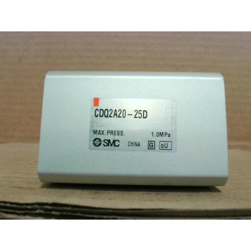 SMC CDQ2A20-25D Compact Air Cylinder 20mm Bore 25mm Stroke Double Acting