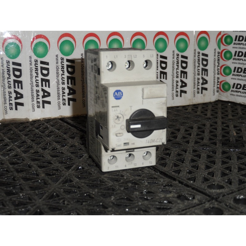 Allen Bradley 140M-C2E-B16 Motor Protector Circuit Breaker 1.0-1.6A Ser. B C