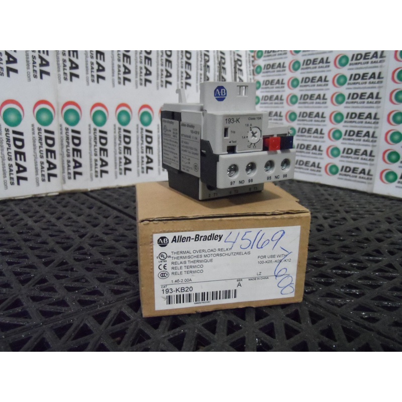 Allen Bradley 193-KB16 Series A Thermal Overload Relay 690V/1000V 50HZ