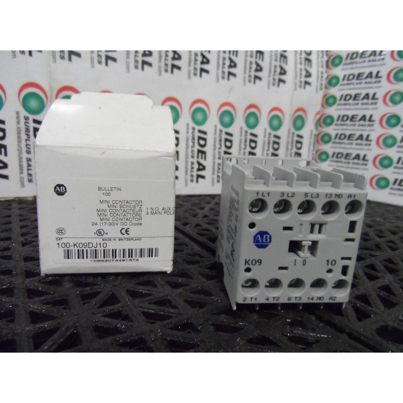 CONTACTOR, ALLEN BRADLEY – 100-K09DJ10, COIL CONTACTOR SER A 690V 20A