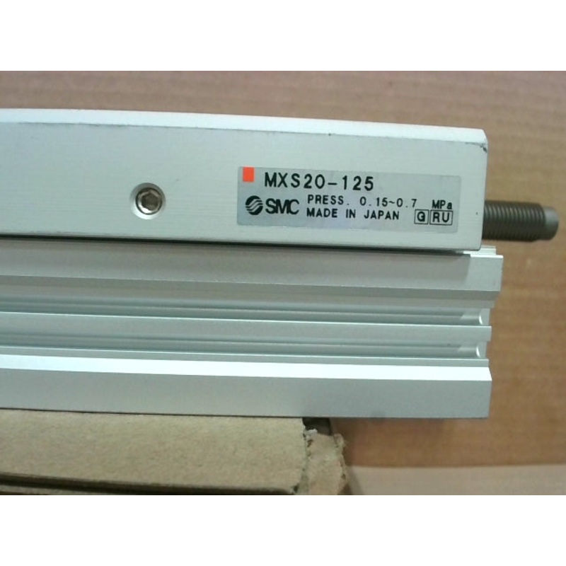SMC MXS20-125 Compact Air Slide Table 20mm Bore 125mm Stroke