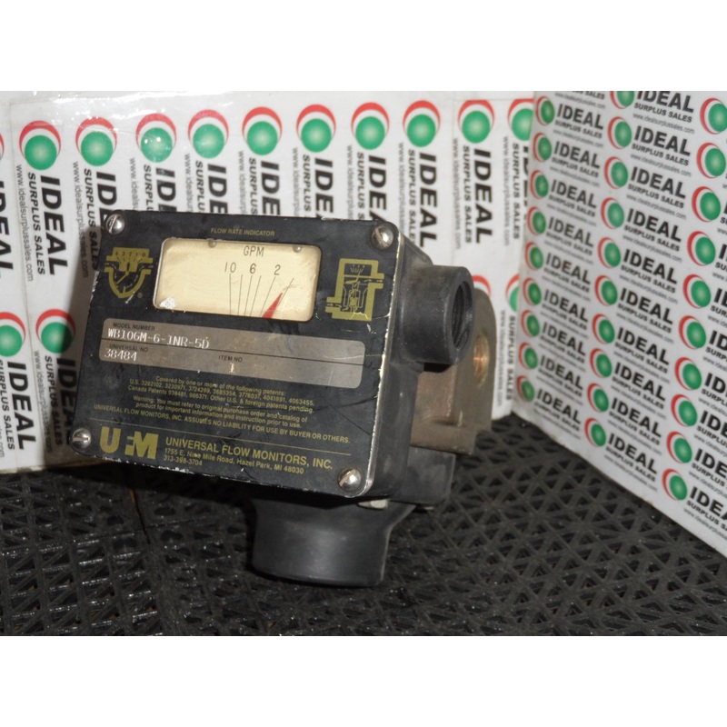 UNIVERSAL FLOW MONITORS INC  WB10GM61NR5D INDICATOR