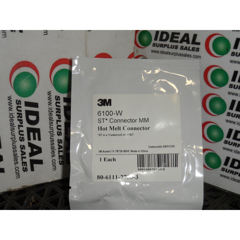 3M 6100W CONNECTOR|Factory Sealed Packaging|New In Box|New No Box|Used|Reconditioned