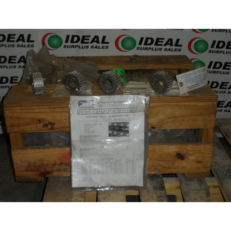 Ashworth Cleatrac CTB42-36-1818 Belt 17.5 Wide x 29′-2 w/4ea Idle Drives