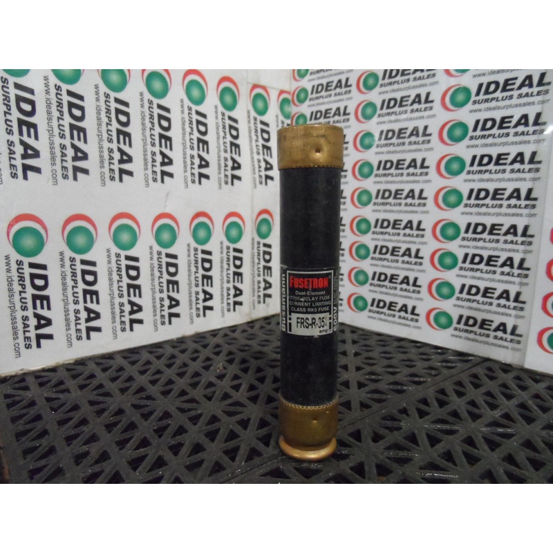 Bussmann FRS-R-35 Fusetron Dual Element Time Delay Fuse 35A 600V