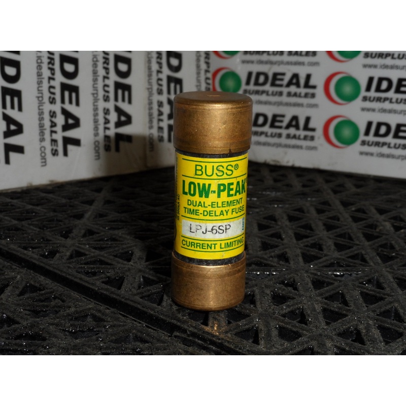 Bussmann LPJ-6SP 6A Time Delay Fuse (7PCS) 600VAC 300VDC