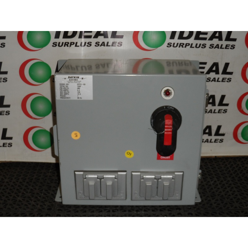 DAYKIN ELECTRIC GPFS-03 TRANSFORMER