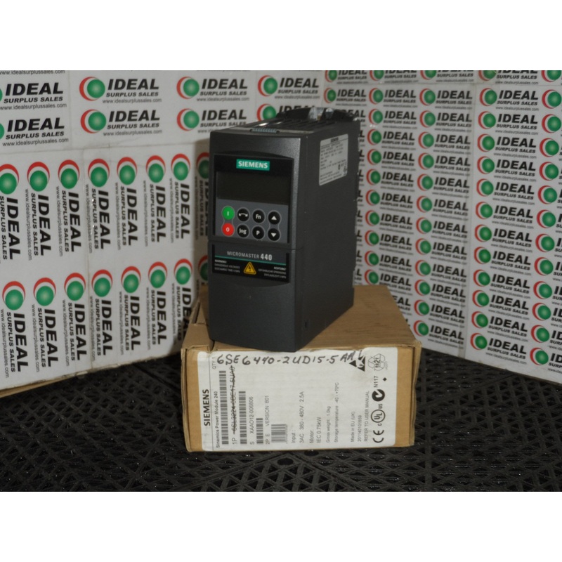 SIEMENS 6SE64402UD155AA1|Factory Sealed Packaging|New In Box|New No Box|Used|Reconditioned