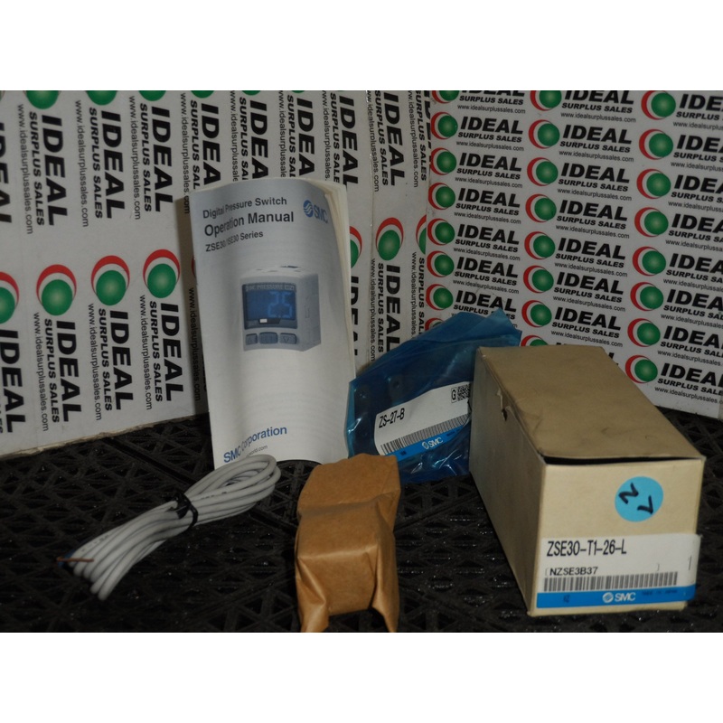SMC ZSE30T126L SWITCH|Factory Sealed Packaging|New In Box|New No Box|Used|Reconditioned