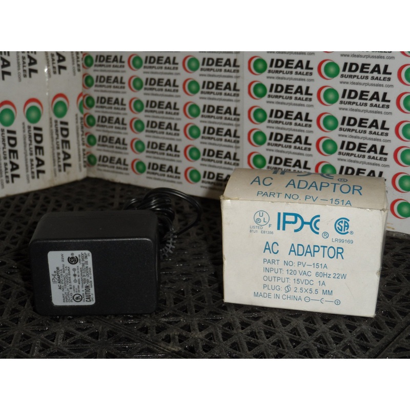 AC ADAPTER PV-151A ADAPTER|Factory Sealed Packaging|New In Box|New No Box|Used|Reconditioned
