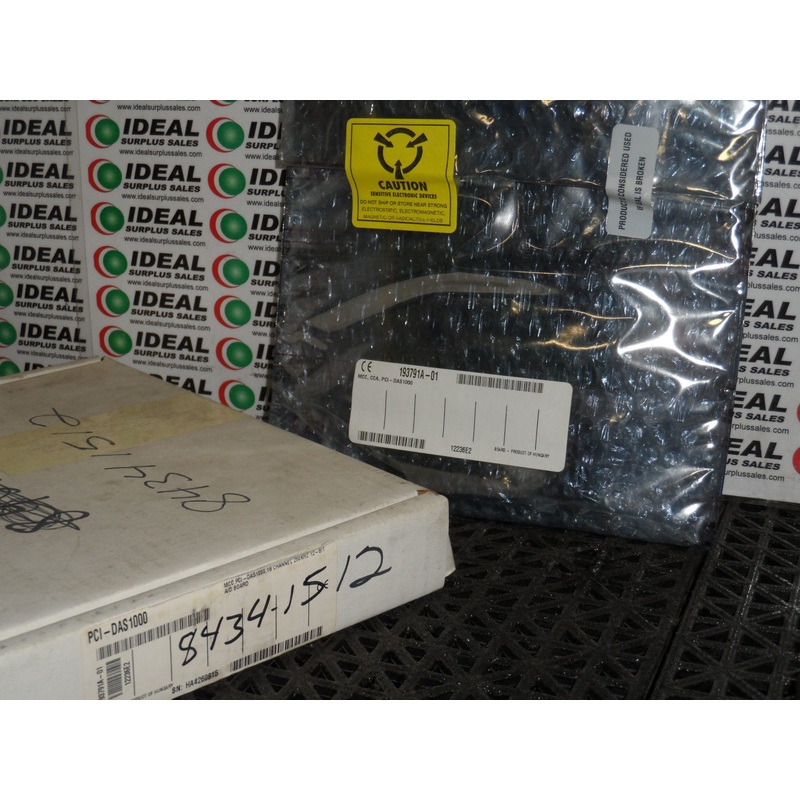 BOARD, MEASUREMENT COMPUTING –  PCI-DAS1000, 16 CHANNEL 12-BIT A/D BOARD