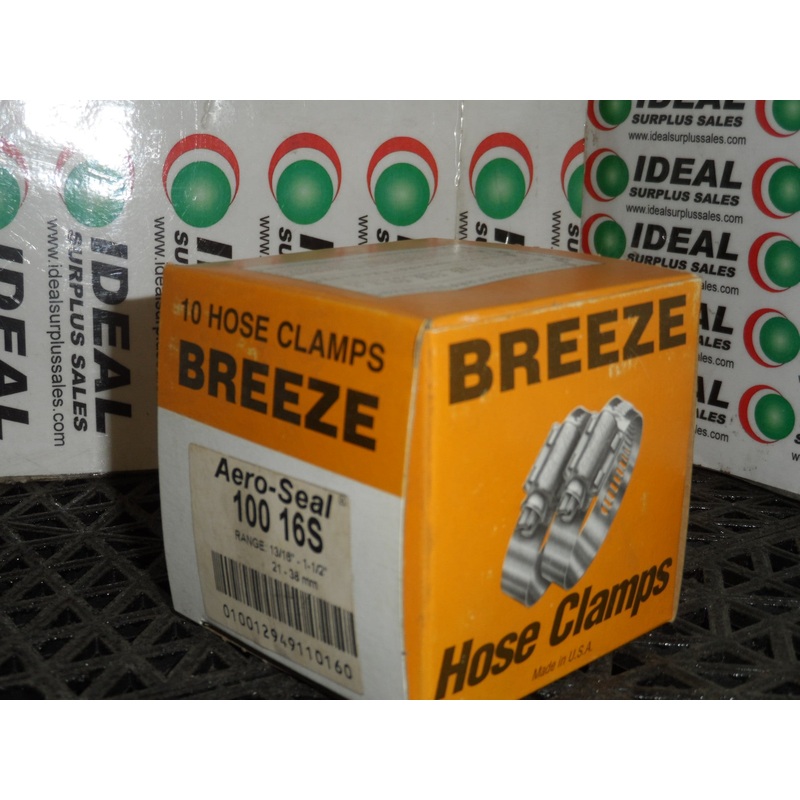 BREEZE CLAMPS 10016S|Factory Sealed Packaging|New In Box|New No Box|Used|Reconditioned