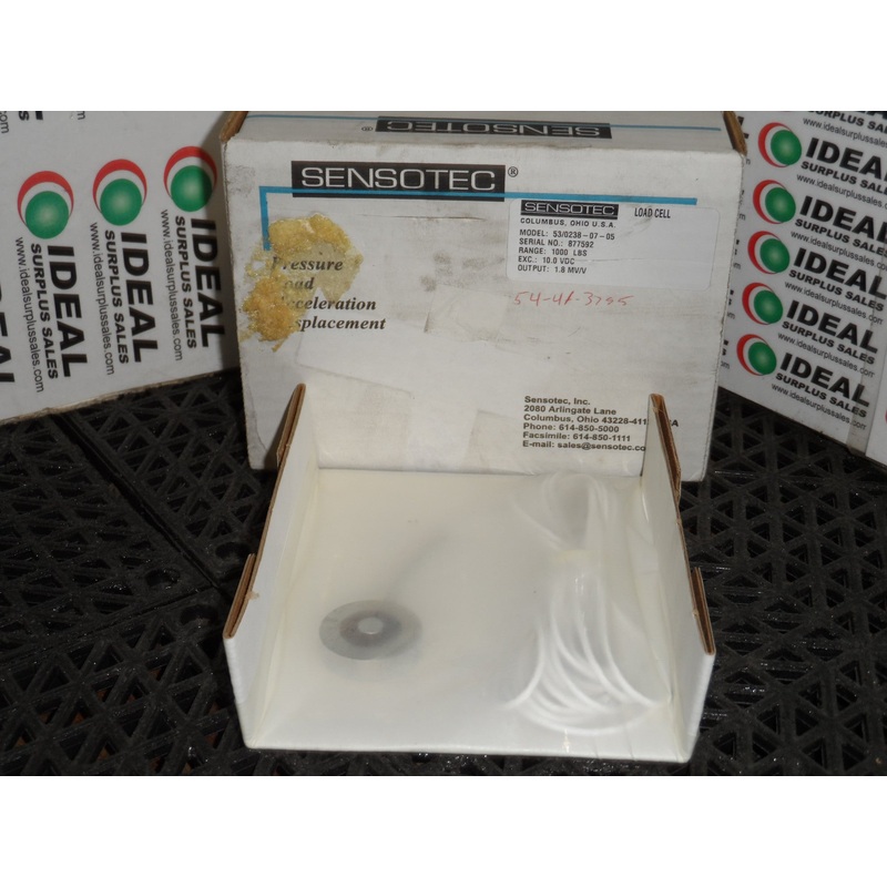 SENSOTEC 5302380705 LOAD CELL|Factory Sealed Packaging|New In Box|New No Box|Used|Reconditioned