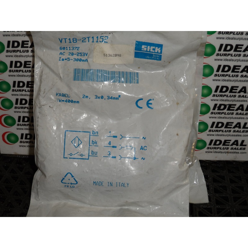 SICK VT182T1152 PROXIMITY SWITCH
