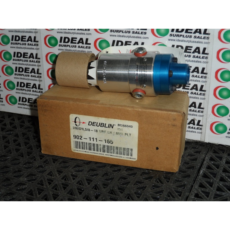 UNION, DEUBLIN – 902-111-165, UNION 5/8-18 UNF LH(.655) PLT