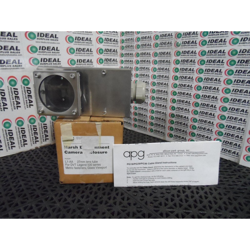 APG L1AA CAMERA ENCLOSURE|Factory Sealed Packaging|New In Box|New No Box|Used|Reconditioned