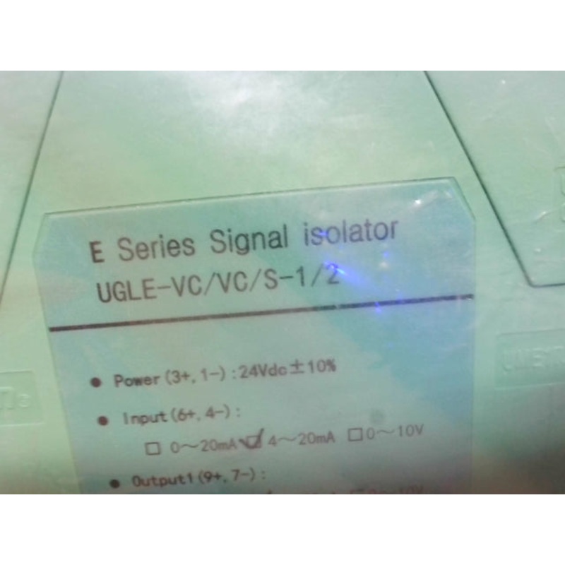 Asi UGLE-VC/VC/S-1/2 24VDC E Series Signal Isolator
