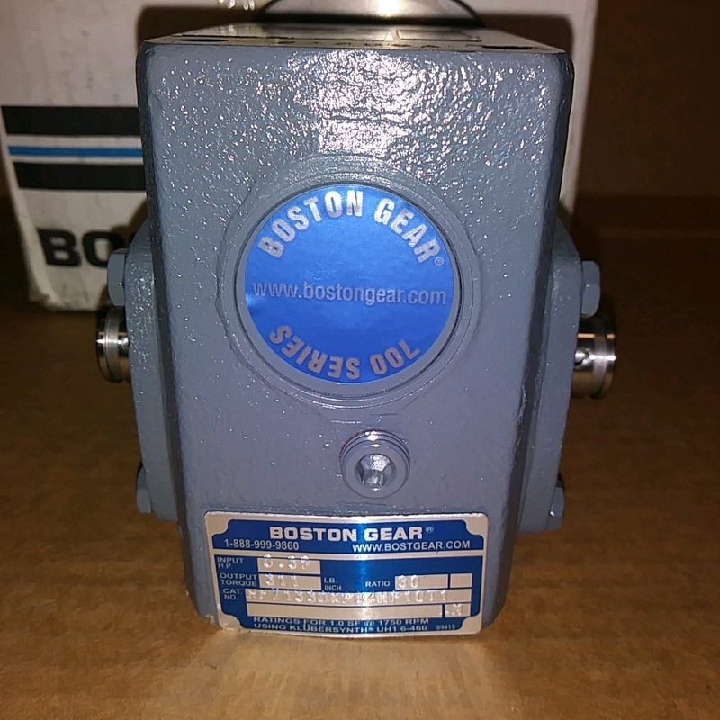 Boston Gear HF71330KPB4HP10T1 Gear Reducer 311 Torque 30 Ratio HP .39