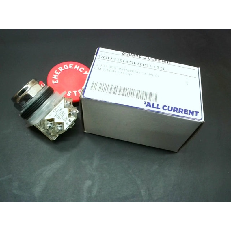 Square D 9001KR5R05H13 Red Mushroom Operator E-Stop Operator KA1 SerK