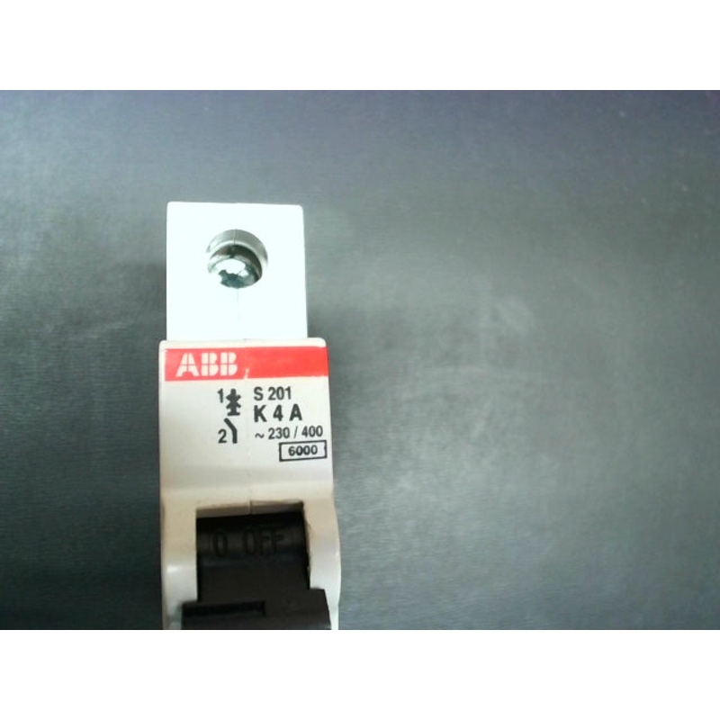 ABB S201 K4A Circuit Breaker 1 POLE 4 AMP